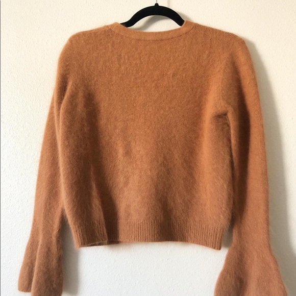 COPY - Angora fur cardigan jacket tee peal button… - Picture 3 of 4